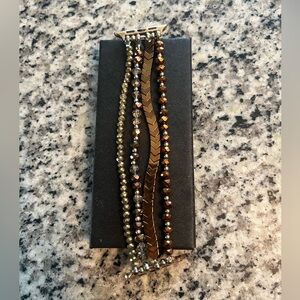 Women’s brown/gold bracelet